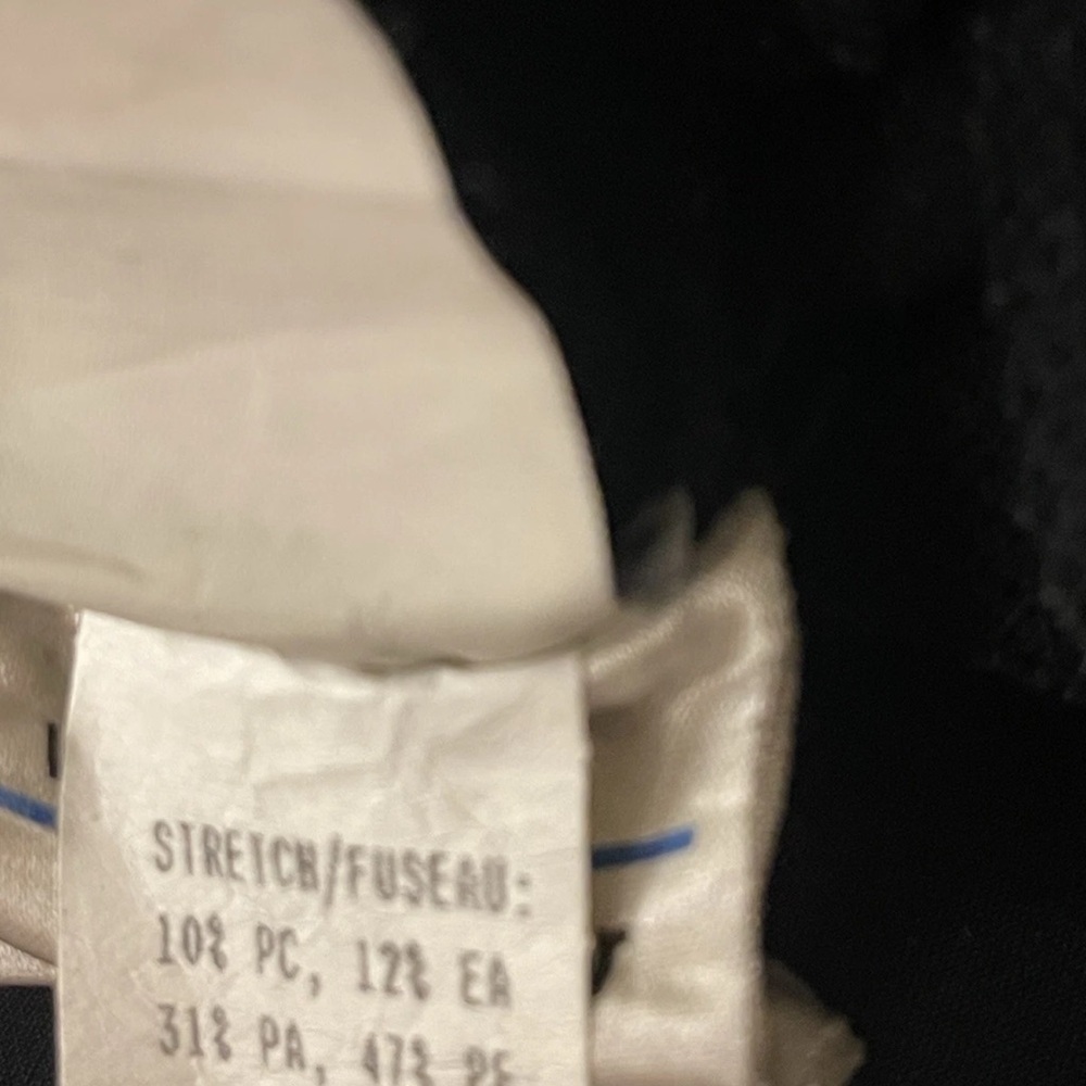 Vintage Nils Snow Ski Bib Pants Stirrup Overalls Schoeller Winter Black sz 8 - Picture 5 of 5